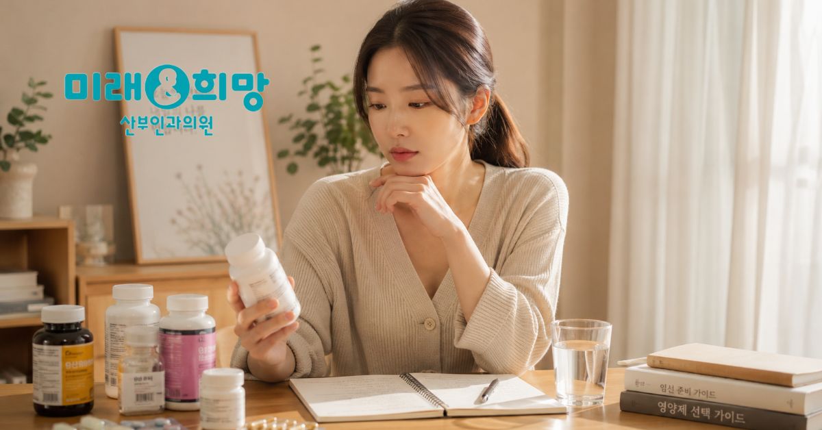 시험관시술 영양제, 시기보다 근거부터 정리하면 훨씬 단순해집니다